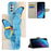 For Samsung Galaxy M15 5G / F15 5G Pattern Printing Wallet Case PU Leather Phone Cover - Butterfly - 6