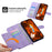 For OnePlus Nord CE4 5G Leather Case Wallet Phone Cover with Hand Strap and Shoulder Strap - Light Purple - 5
