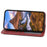 For Realme 12 5G / 12x 5G Case Rhombus Imprinted Leather Cell Phone Cases   - Red - 3