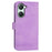DIERFENG DF-03 Flip Cover for vivo Y03 Shell Lines Imprinted Wallet Stand Mobile Phone Case - Purple - 6