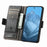 For Google Pixel 10 Pro / Pixel 10 / Pixel 9 Pro / Pixel 9 Phone Cases CASENEO PU Leather Cover Stand with RFID Blocking Wallet - Black - 2