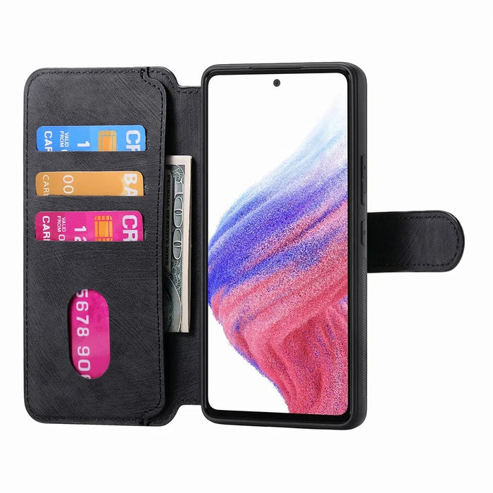 For Samsung Galaxy A53 5G Magnetic Case CASENEO Detachable Leather Phone Wallet Cover - Black - 2