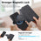 For Samsung Galaxy A53 5G Magnetic Case CASENEO Detachable Leather Phone Wallet Cover - Black - 7