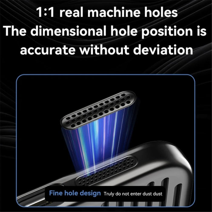 For iPhone 14 Pro Case Hard PC Electroplating Heat Dissipation Phone Cover with Lens Film - Black - 6