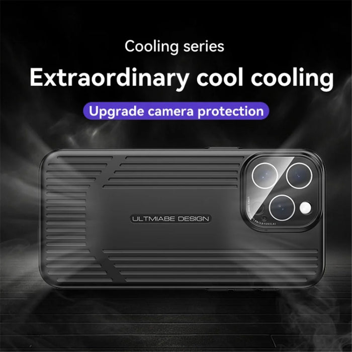 For iPhone 14 Pro Max Electroplating Case Hard PC All Protective Phone Cover with Lens Film - Black - 3