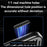 For iPhone 14 Pro Max Electroplating Case Hard PC All Protective Phone Cover with Lens Film - Black - 6