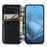 For Google Pixel 10 Pro / Pixel 10 / Pixel 9 Pro / Pixel 9 PU Leather Case Rhombus Imprint Wallet Stand Phone Cover - Black - 2