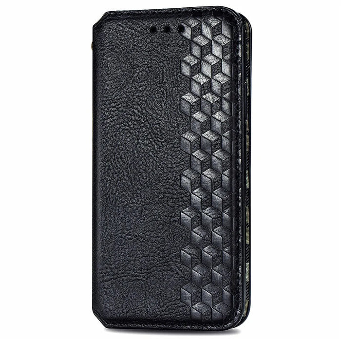 For Google Pixel 10 Pro / Pixel 10 / Pixel 9 Pro / Pixel 9 PU Leather Case Rhombus Imprint Wallet Stand Phone Cover - Black - 5