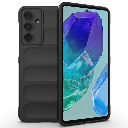 Mobile Phone Protector for Samsung Galaxy M55 5G / C55 5G / F55 5G , Bump Proof TPU Back Case - Black - 1