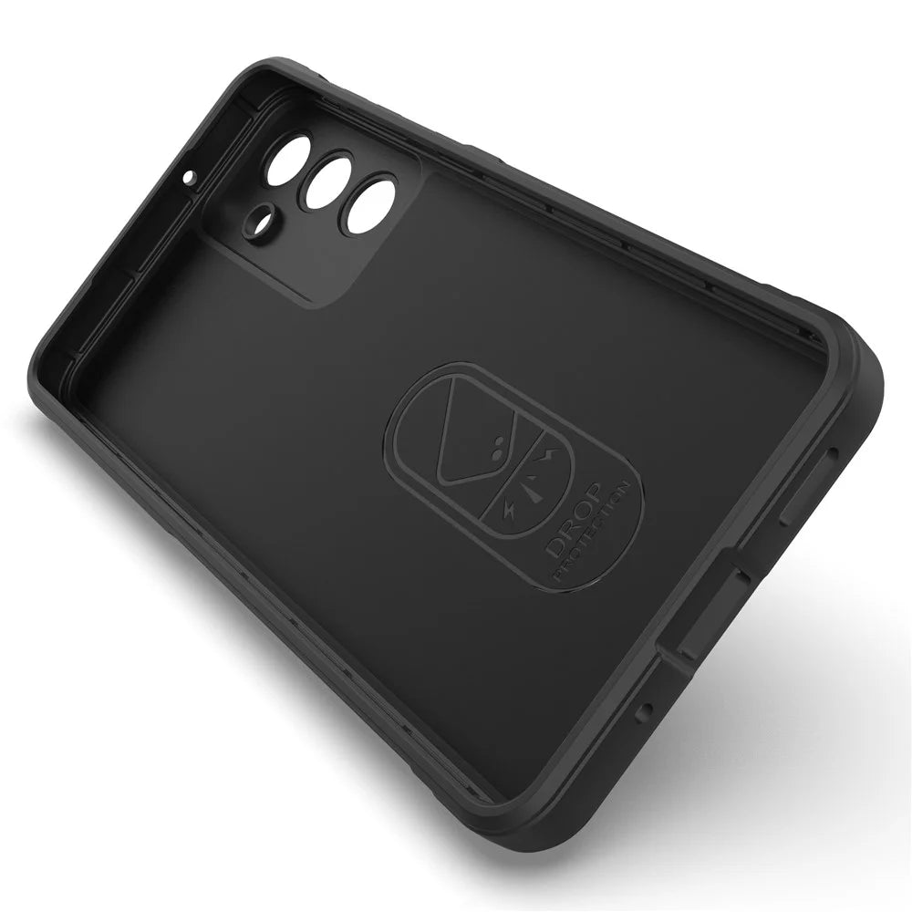 Mobile Phone Protector for Samsung Galaxy M55 5G / C55 5G / F55 5G , Bump Proof TPU Back Case - Black - 2