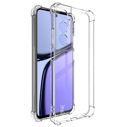 IMAK For Realme C65 4G Clear Case Drop Protection Air Bag TPU Cell Phone Cover - 1