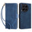 For TECNO Camon 30 4G CL6 Phone Case Magnetic Clasp RFID Blocking Wallet Cover - Blue - 1