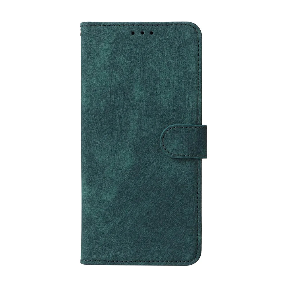 For Realme C65 4G Case RFID Blocking Phone Stand Cover with Magnetic Closure - Green - 6