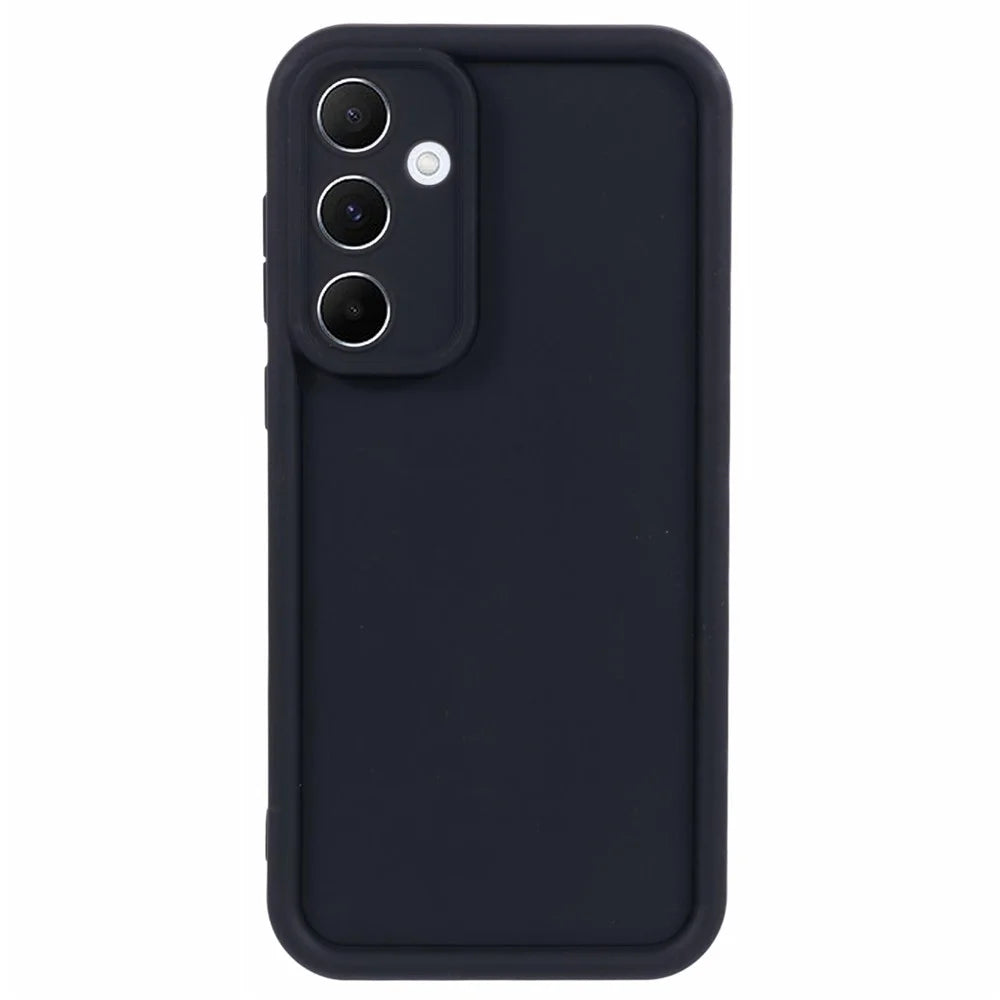 For Samsung Galaxy A15 4G / 5G Bump Proof Cover   Thickened TPU Phone Case - Black - 1