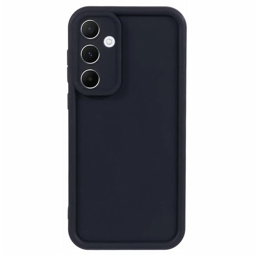 For Samsung Galaxy A35 5G Case Fingerprint-free TPU Phone Back Cover Anti-drop Phone Shell - Black - 1