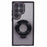 For Samsung Galaxy S23 Ultra TPU Case Rhinestone Gradient Phone Cover with Ring Kickstand - Black - 1