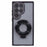 For Samsung Galaxy S24 Ultra Phone Cover Rhinestones Decor Ring Kickstand TPU Back Case - Black - 1