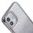 For iPhone 12 Case Scratch-Proof TPU Rhinestone Decor Gradient Phone Shell - Silver - 6