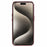 For iPhone 15 Pro Max Slim Case Rhinestones Decorated Gradient TPU Phone Cover - Rose Gold - 2