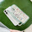 For iPhone 14 Pro IMD Phone Case TPU+PC Kitten Bunny Pattern Protective Cover - Green - 3