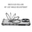 For iPhone 13 Pro PC+TPU Magnetic Case Stripe Design Kickstand Phone Cover - Transparent - 7