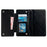 For iPhone 13 Pro Case Detachable 2-in-1 Leather Wallet Phone Cover - Black - 3