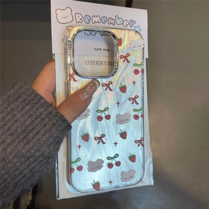 For iPhone 15 Pro Cover PC+TPU Phone Shell Cartoon Pattern Phone Case - 3