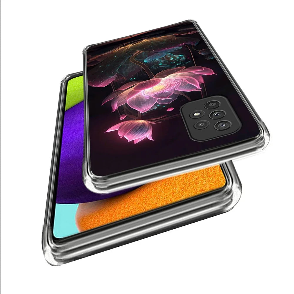 For Samsung Galaxy A53 5G Shockproof Case Pattern Printed TPU Phone Shell - Style E - 2