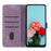 For TECNO Camon 30 Premier 5G CL9 Case Lines Imprinted Leather Phone Protective Cover - Purple - 2