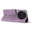 For TECNO Camon 30 Premier 5G CL9 Case Lines Imprinted Leather Phone Protective Cover - Purple - 3