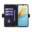For ZTE Axon 40 Lite Crossbody Leather Case RFID Blocking Wallet Stand Phone Cover - Black - 2