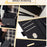 For ZTE Axon 40 Lite Crossbody Leather Case RFID Blocking Wallet Stand Phone Cover - Black - 5