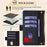 For ZTE Axon 40 Lite Crossbody Leather Case RFID Blocking Wallet Stand Phone Cover - Black - 7