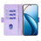 For Realme 12 4G / 12+ 5G Wallet Case RFID Blocking PU Leather Crossbody Phone Cover   - Purple - 2