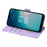 For Nokia C300 Case RFID Blocking Flip Leather Handbag Phone Cover with Shoulder Chain - Purple - 3