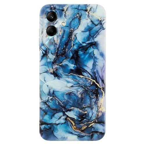 For Samsung Galaxy A05 4G Case Marble Pattern Print Soft TPU Phone Cover - Grey - 1