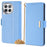 For OnePlus 12 5G Crossbody Case RFID Blocking Wallet PU Leather Magnetic Clasp Phone Cover - Blue - 1