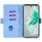 For vivo S18 5G / S18 Pro 5G Case RFID Blocking PU Leather Crossbody Wallet Phone Cover - Blue - 2
