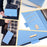For LG K22 Crossbody Case RFID Blocking PU Leather Magnetic Clasp Protective Wallet Phone Cover - Blue - 6