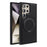 For Samsung Galaxy S24 Ultra Case with Ring Kickstand Magnetic Case PU Leather Back Cover - Black - 2