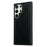 For Samsung Galaxy S23 Ultra Cases Calf Texture PU Leather+TPU Cell Phone Cover - Black - 1