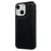 For iPhone 14 Case PU Leather+TPU Back Phone Cover Mobile Spares   - Black - 1