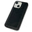 For iPhone 14 Case PU Leather+TPU Back Phone Cover Mobile Spares   - Black - 3