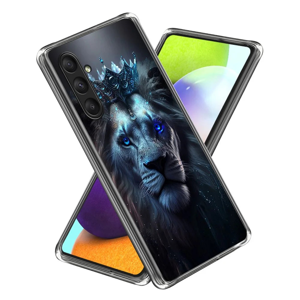 For Samsung Galaxy A25 5G (Global) (161.0 x 76.5 x 8.3mm) Case Pattern Printing Anti-drop TPU Phone Cover - Style H - 1