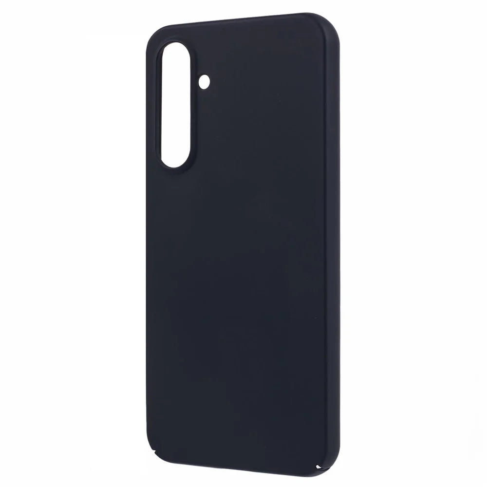 For Samsung Galaxy A34 5G Rubberized Back Case Skin-Touch PC Cell Phone Cover - Black - 3