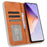 For Infinix Note 40 X6853 Leather Case Magnetic Closing Wallet Phone Cover - Brown - 2