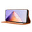 For Infinix Note 40 X6853 Leather Case Magnetic Closing Wallet Phone Cover - Brown - 3