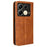 For Infinix Note 40 X6853 Leather Case Magnetic Closing Wallet Phone Cover - Brown - 7