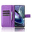 For TCL 50 5G Case Diamond Texture Leather Full Wrapped Phone Cover with Wrist Strap - Purple - 2