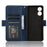For TCL 50 5G Case Folio Leather Phone Protector Shell with Multiple Card Slots - Blue - 5